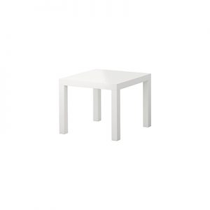 Lounge tafeltje 55 x 55 cm wit 45 cm hoog Lydison Verhuur